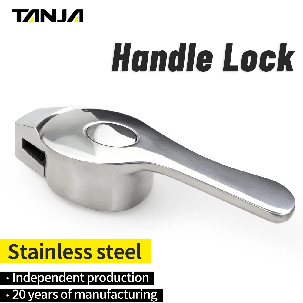 Stainless Steel Industrial Metal Cabinet Door Latch T Handle Lock For Distribution Boxes Compression Latch Modern Panel Locks