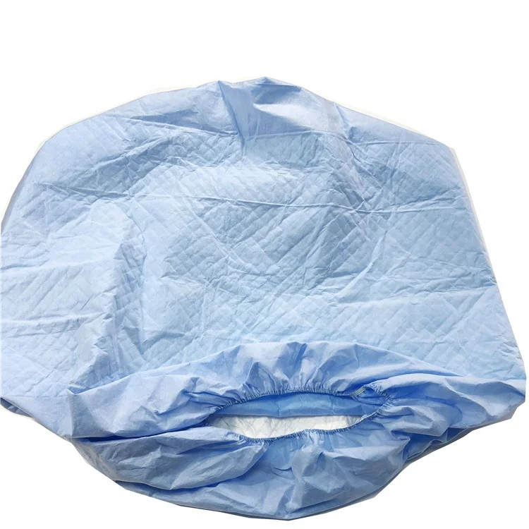 Chinese Manufacturer Suning Disposable SMS Non-woven Hospital Medical Bed Cover with  Fluff Pulp