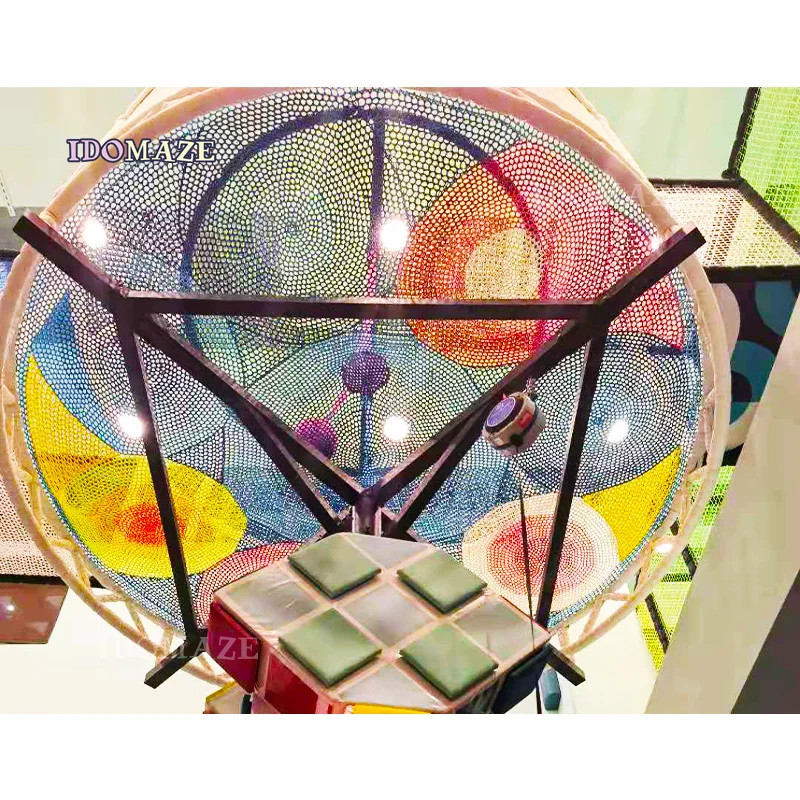 IDO MAZE Trending Indoor Ninja Playground Zip Line Indoor Urban Air Adventure Parks