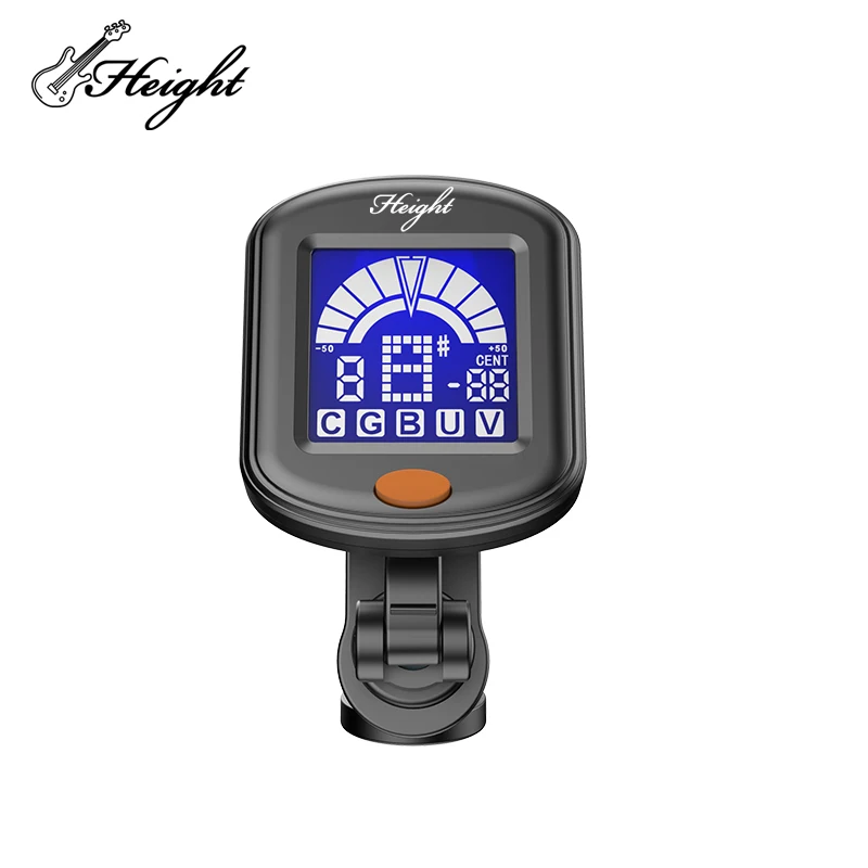 Digital Tuner For Guitar Electronic Guitar Tuner With Metronome Chrome Guitar Mini Tuner