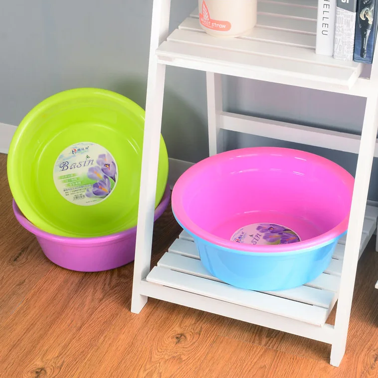 Factory hot sale plastic basin bathtub bathroom hard plastic washbasin a must-have at home