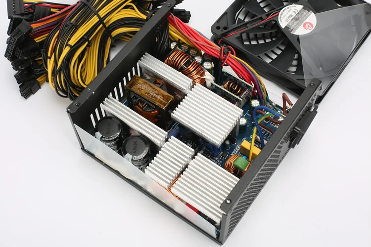 ATX desktop assembly compute PSU 1600W 100% full non modular switching power supply for Support 8gpu
