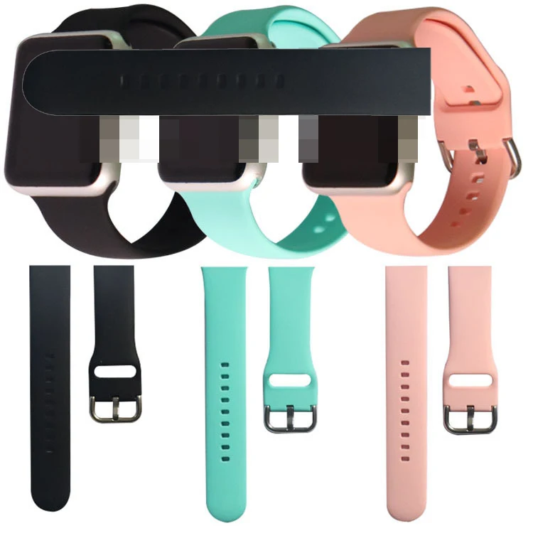  Ремешок силиконовый для Apple Watch band 40 мм 44 38 42 резиновый браслет смарт-часов iWatch Series 3 4 5 6
