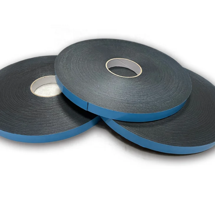 0.5mm 0.8mm 1mm 1.5mm 2mm 3mm 4mm 5mm 6mm Close Cell Glazing Foam Tape For Curtain Wall Architecture Door Window