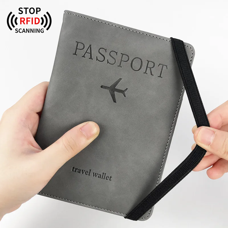 2022 ECO New Passport Holder Card Slots Cute Passport cover Waterproof Rfid Blocking Travel Wallet