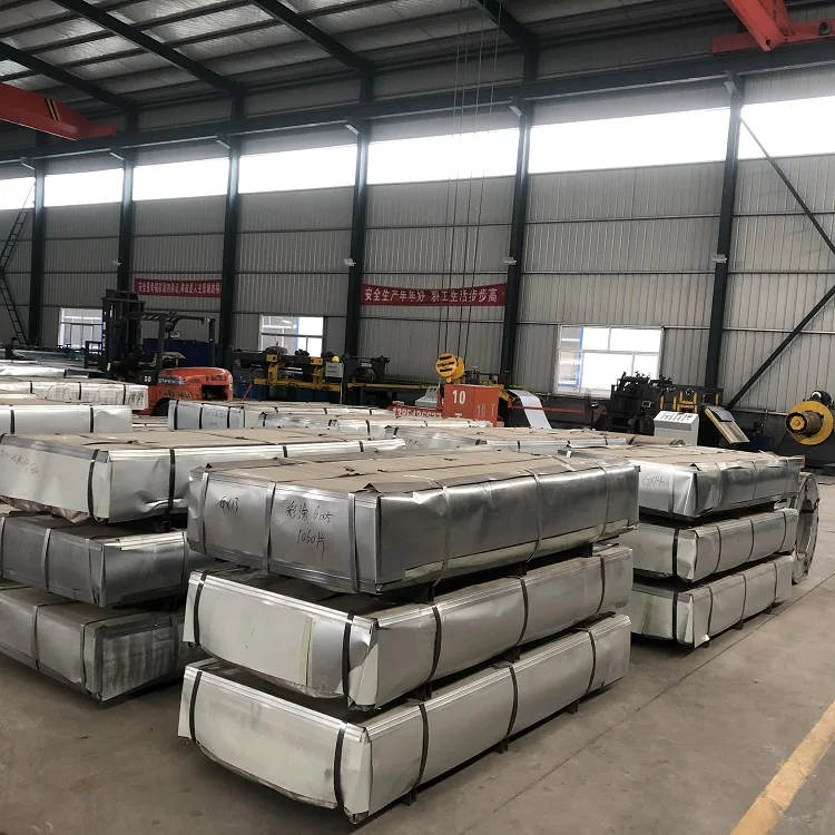 Оцинкованные гофрированные кровельные листы из гальванической стали, железный кровельный гофрированный металл gi