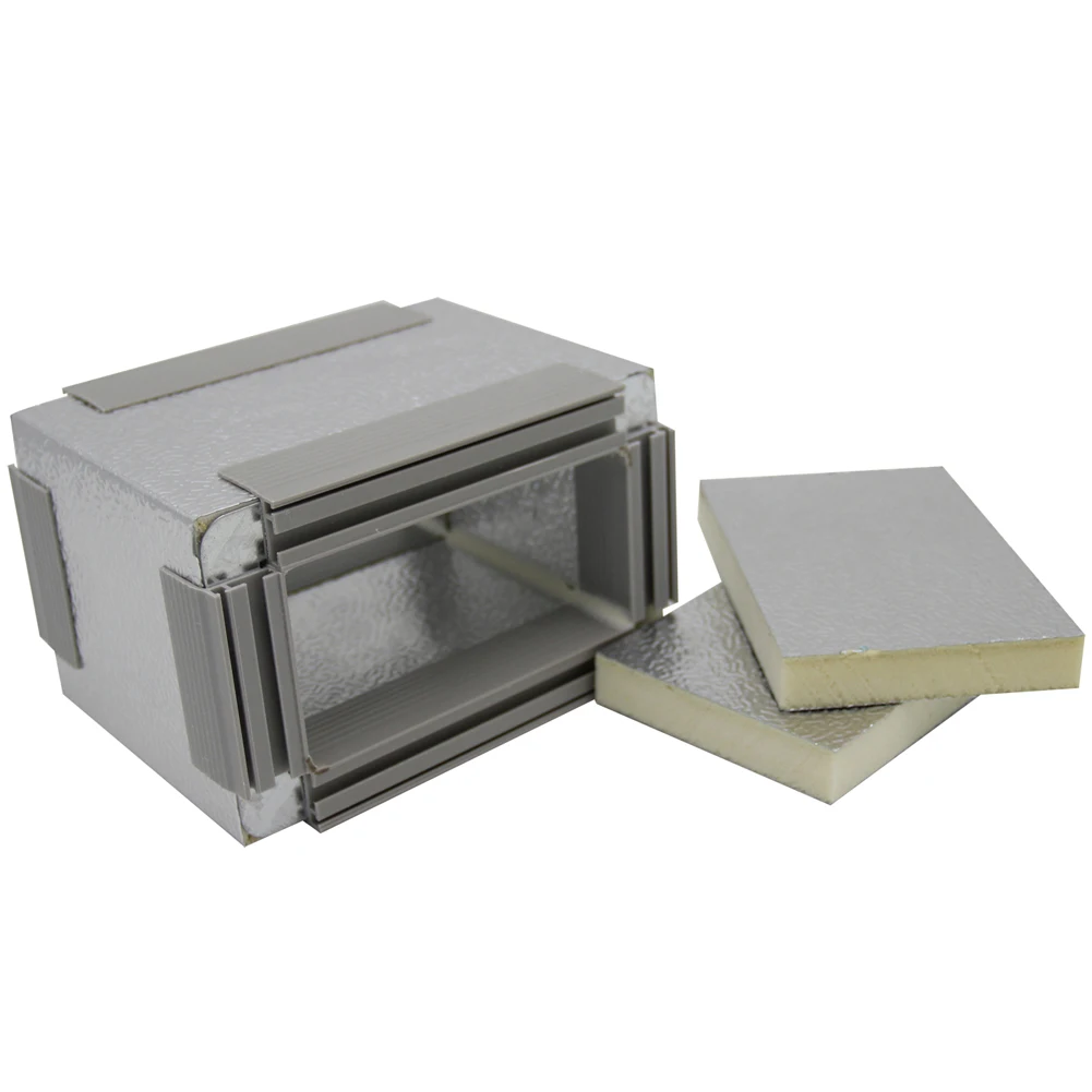 High Density Duct Panel PIR PU Insulated Duct with Foam Board Air Duct for Ventilation System