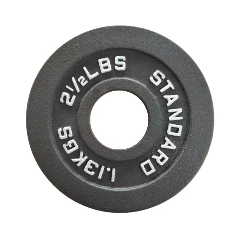 Gym Standard Weight Lifting Cast Iron Plate Barbell Iron Counterweight Plate