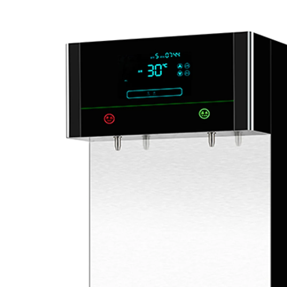 Customized wholesale high-quality touch-controlled hot water Water Dispenser black 18L ro commercial standing water purifier