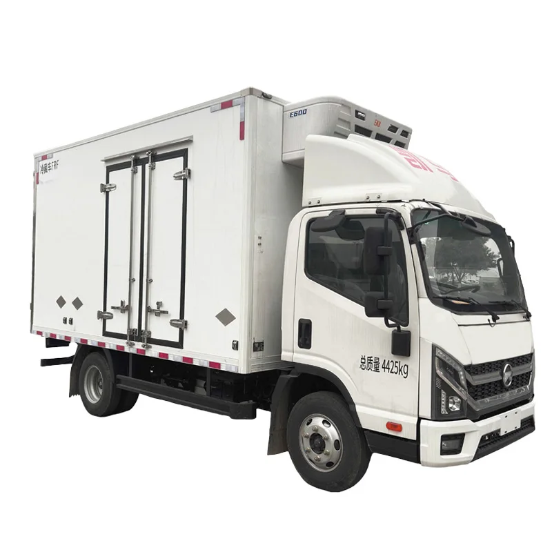 Factory Price KAMA EM3 China Brand Electric Mini Refrigerated Food Truck 4x2 6X2 Lorry Trucks Cold Box for Sale RHD or LHD