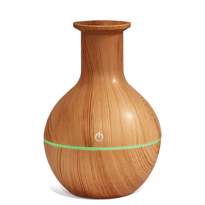 2024 New Aroma Diffuser 130ml Humidifier Oil Fragrances Ultrasonic Fragrance Humidifier Usb Wood Humidifiers For Bedroom