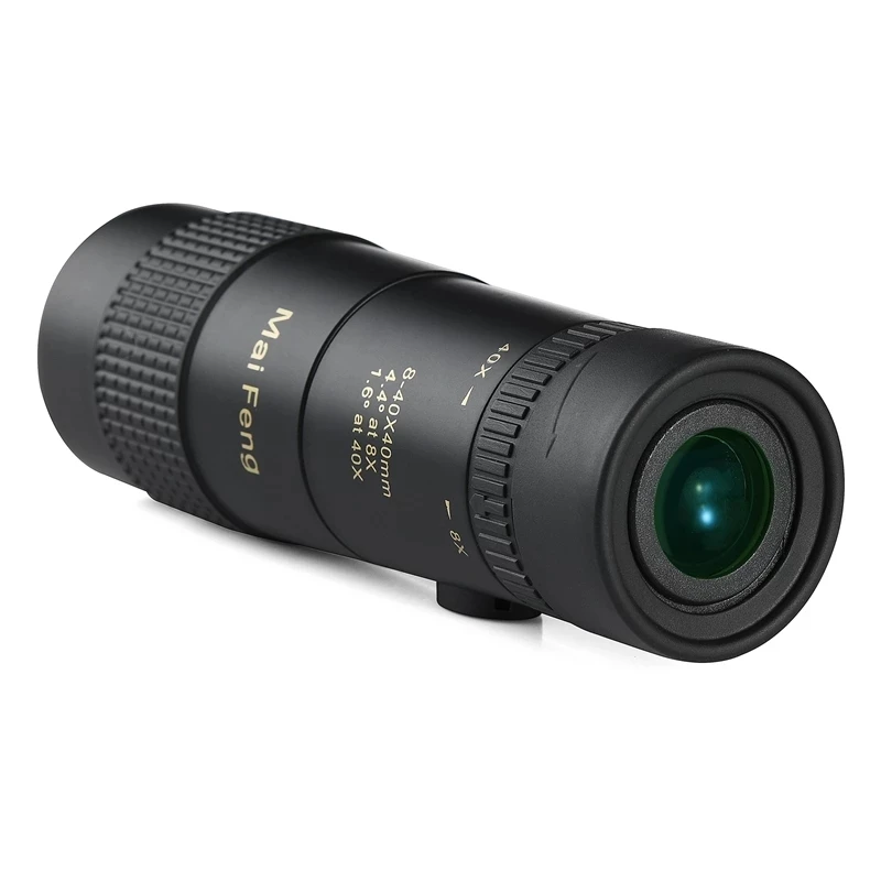 Powerful 8-40X40 High Zoom Monocular Professional Telescope Portable for Camping Hunting Lll Night Binoculars