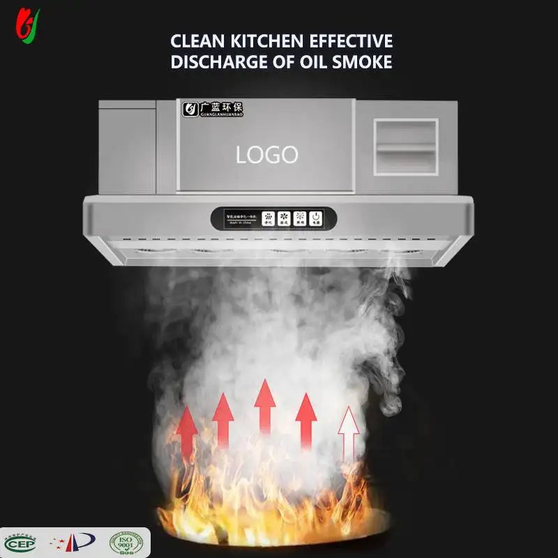 Electrostatic Precipitator For Commercial Kitchen/hotel/restaurant Smart Cooker Hood ESP