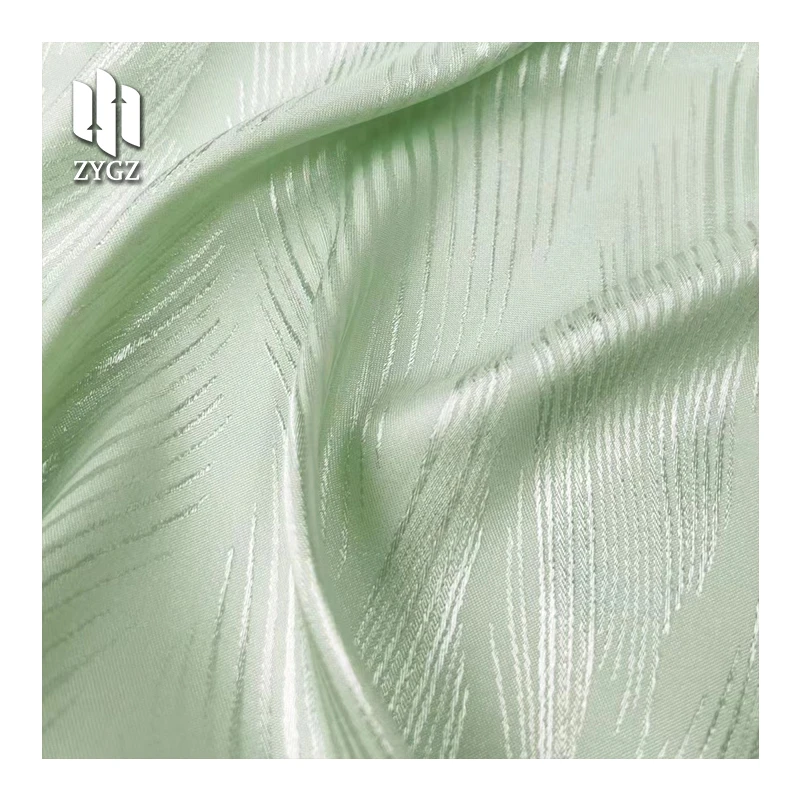 Latest design Elegant Fashion Wholesale Pattern Satin Silk Jacquard Brocade Fabric For Women Clothing Dress