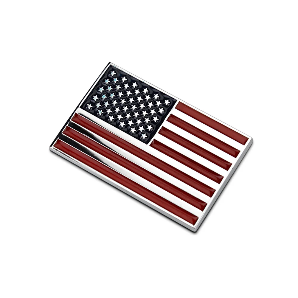 Stamping Die Casting Art Metal Crafts National Logo Metal Crafts Enamel Metal Country Mark Logo for Car