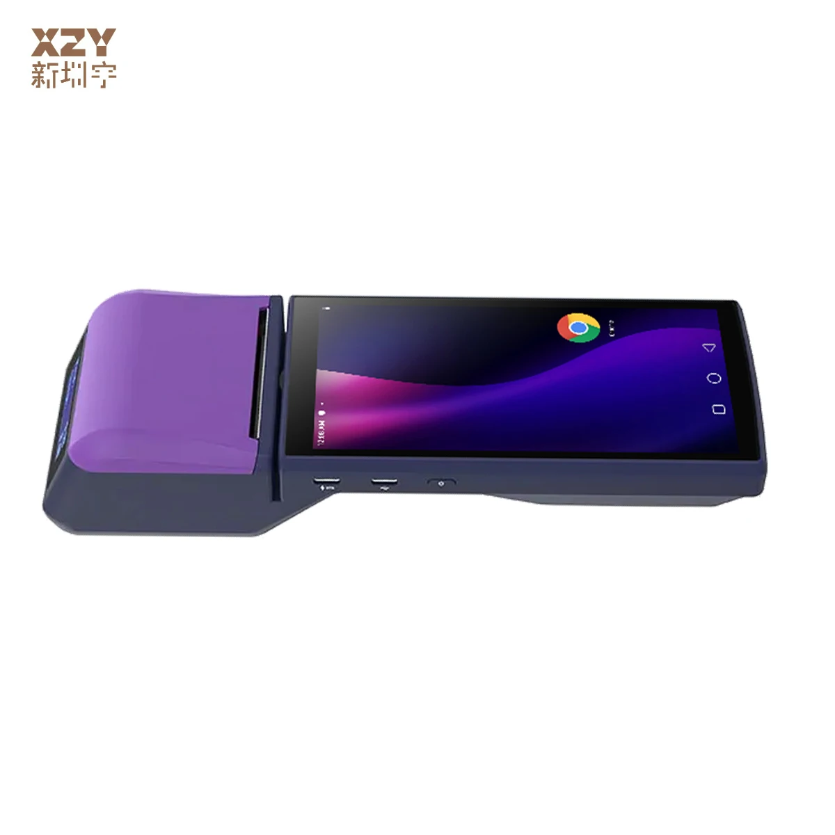 Bluetooth pos принтер 80 мм с android 11 версия терминал портативный android androde все-в-одном pos