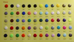 PLASTIC RESIN POM BLUE WHITE SNAP BUTTON FASTENERS PRESS STUD POPPERS T3/T5/T8