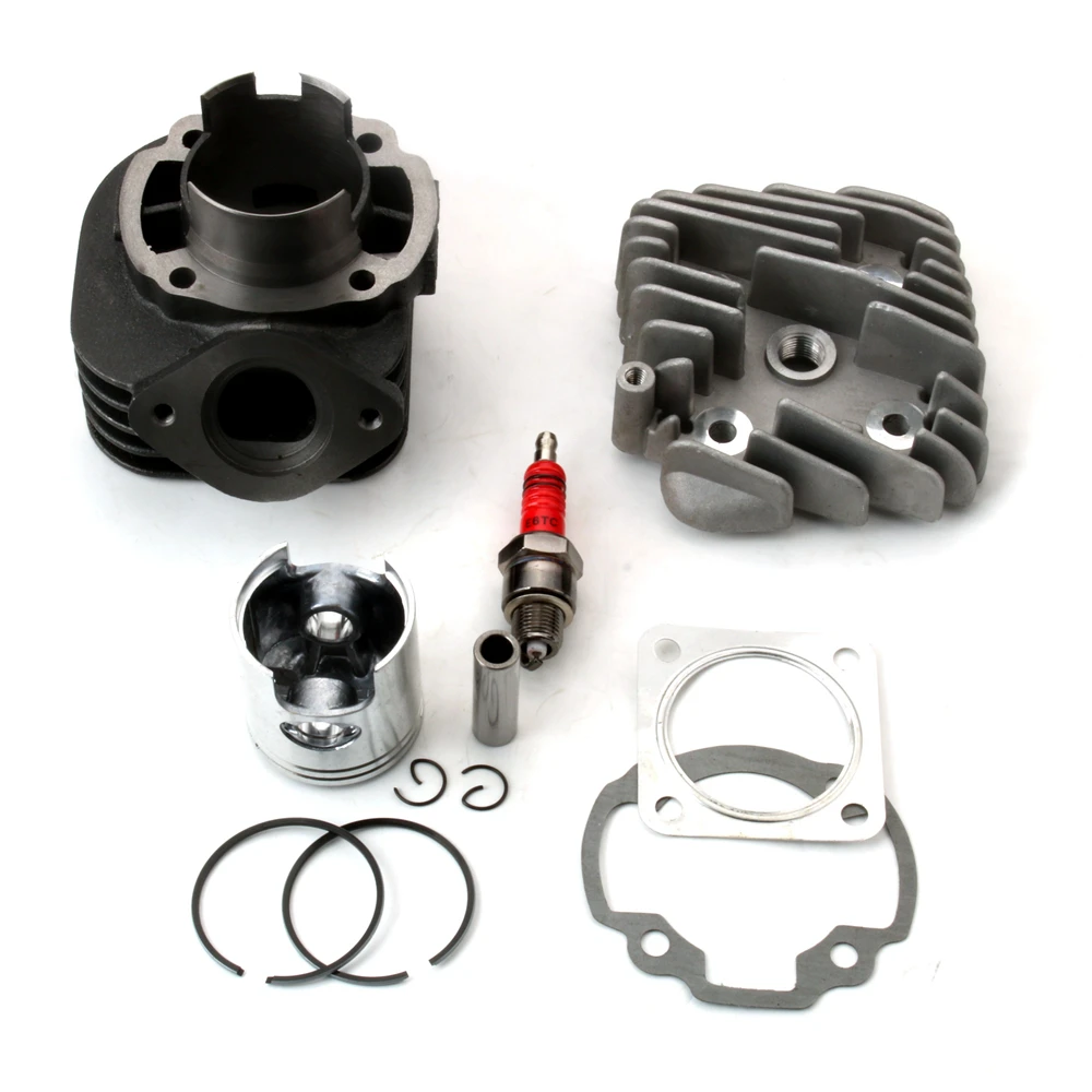 70cc 47mm Racing Cylinder Block Kit Head For Honda Dio ZX50 AF34 AF35 2T Motorcycle Engine Parts