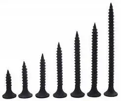 Drywall screw bugle head  black phosphate or color  zinc plated iron steel C1022A  galvanized fastener