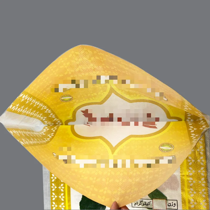 25kg rice bag size bopp laminated pp woven bag china cheap 10kg rice packing plastic bag