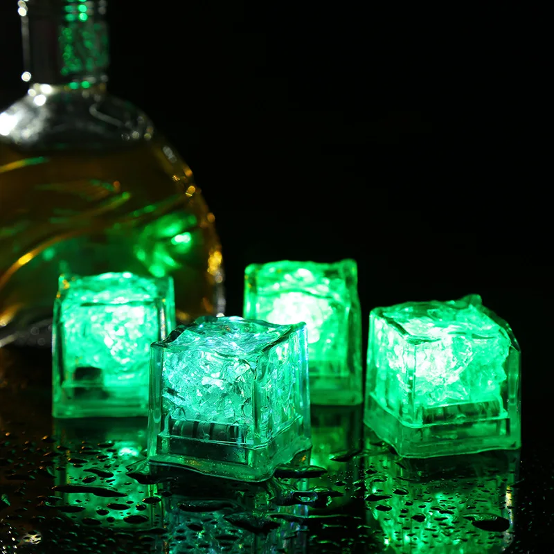 LED Luminous Small Ice Cubes Creative Luminous Square Novel Children Toys DIY Colorful Decorative Toy Wholesale