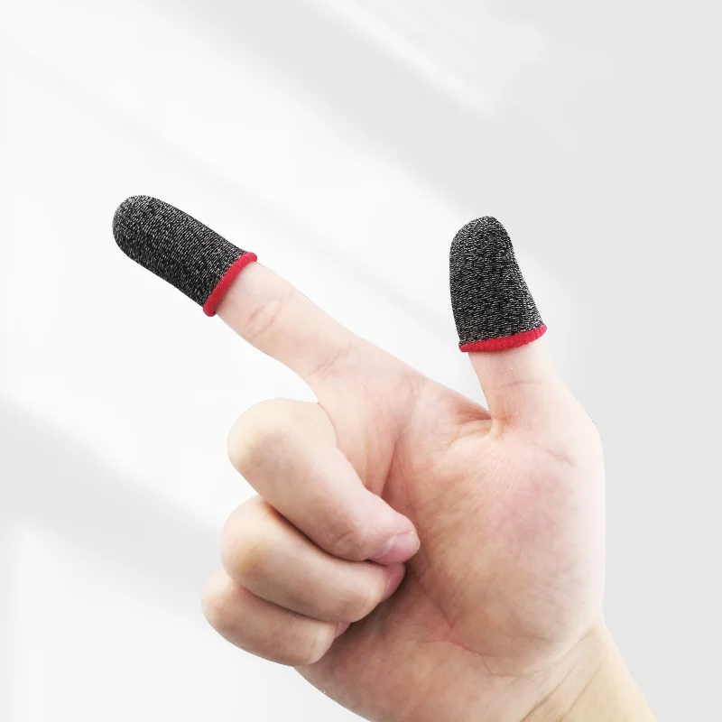 Dropship Sweat-Absorbent Thumb Sleeve Silver Fiber Joystick & Video Game Console Gaming Finger Sleeve Other Game Accessories