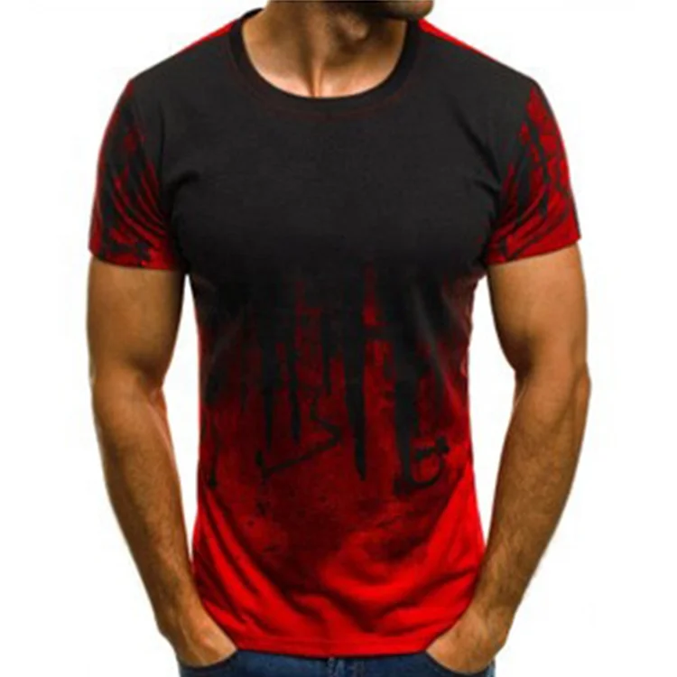 Wholesale 3D printing shirts custom blank 3d print t shirt