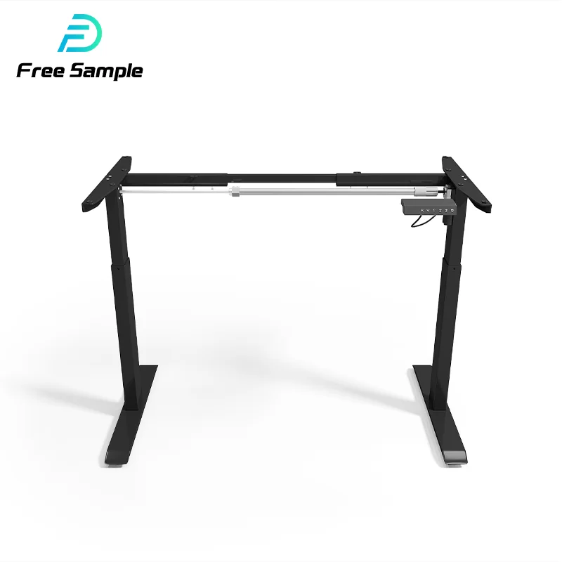 Yz High Quality Office Modern Electric Adjustable Folding Compute Table Metal Frame standing desk table