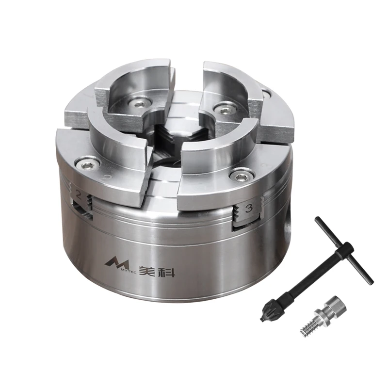 4-кулачковый 3,5 дюйма 4 дюйма M33 x 8 TPI резьбовой токарный патрон аксессуары для токарного станка по дереву