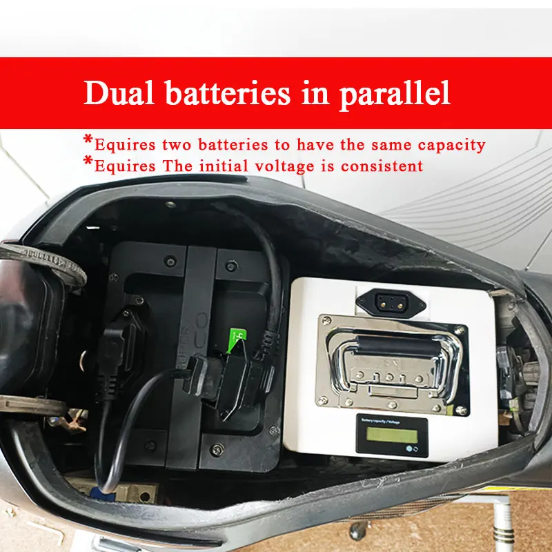 Аккумулятор большой емкости 60 в 60 ач для Super SOCO TS TC Ant BMS, прямая замена, совместим с двойными батареями 60 в 55 Ач 60 А