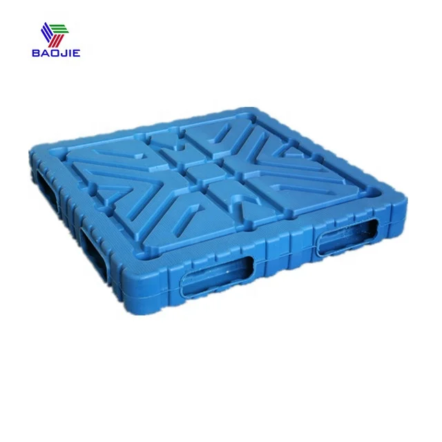 Сверхмощная модель выдува, двухсторонние шеститонные пластиковые поддоны с статической грузоподъемностью