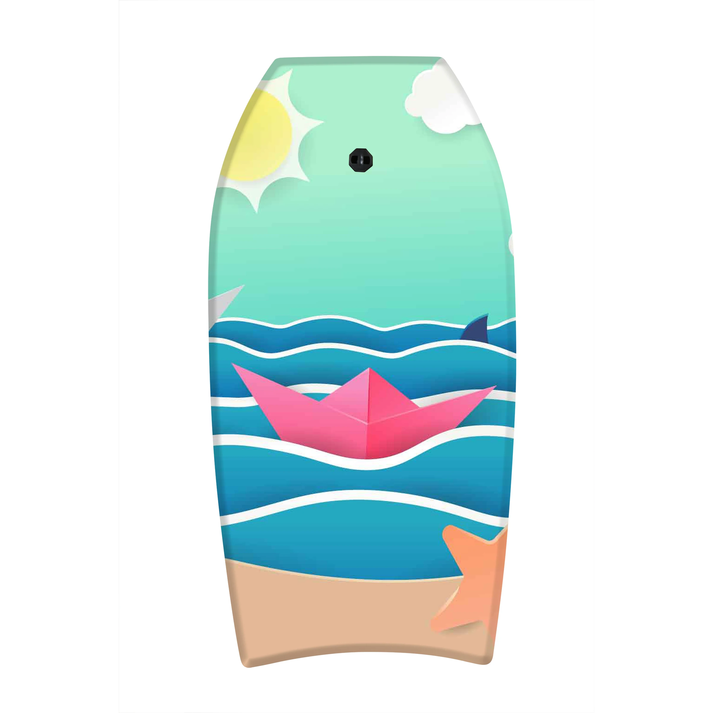 2023 New Customized Light Weight Kids and Adults Water Surfing Bodyboards