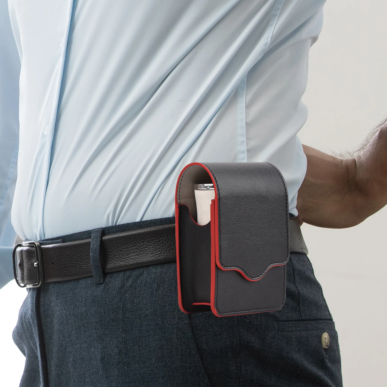 High Quality PU leather golf rangefinder leather case for golf OEM range finder