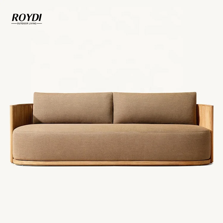 Rh All Weather WaterProof Patio Set Hotel Outdoor Lounge Sofa Teak Coffee Table Patio Outdoor Garden Furniture
