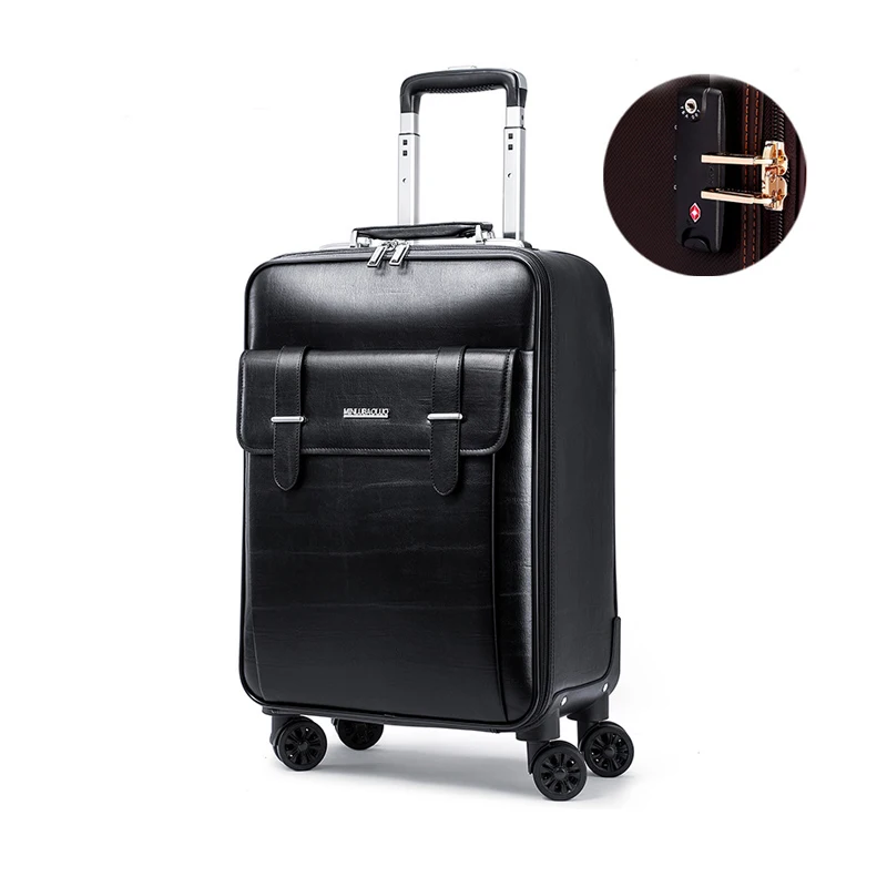 Wholesale pvc zipper luggage design travel  trolley case custom portable hard shell lightweight safety carry on suitcase
