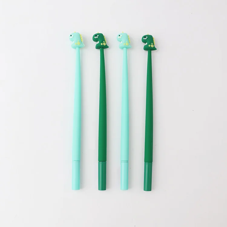 Fashion cute soft silicone egg dragon shaking pen small fresh and cute student writing pen