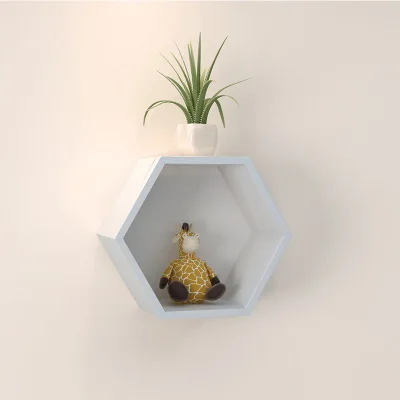 Custom wooden  storage rack Wall cube shelf entryway decoration Wall Hanging Shelves