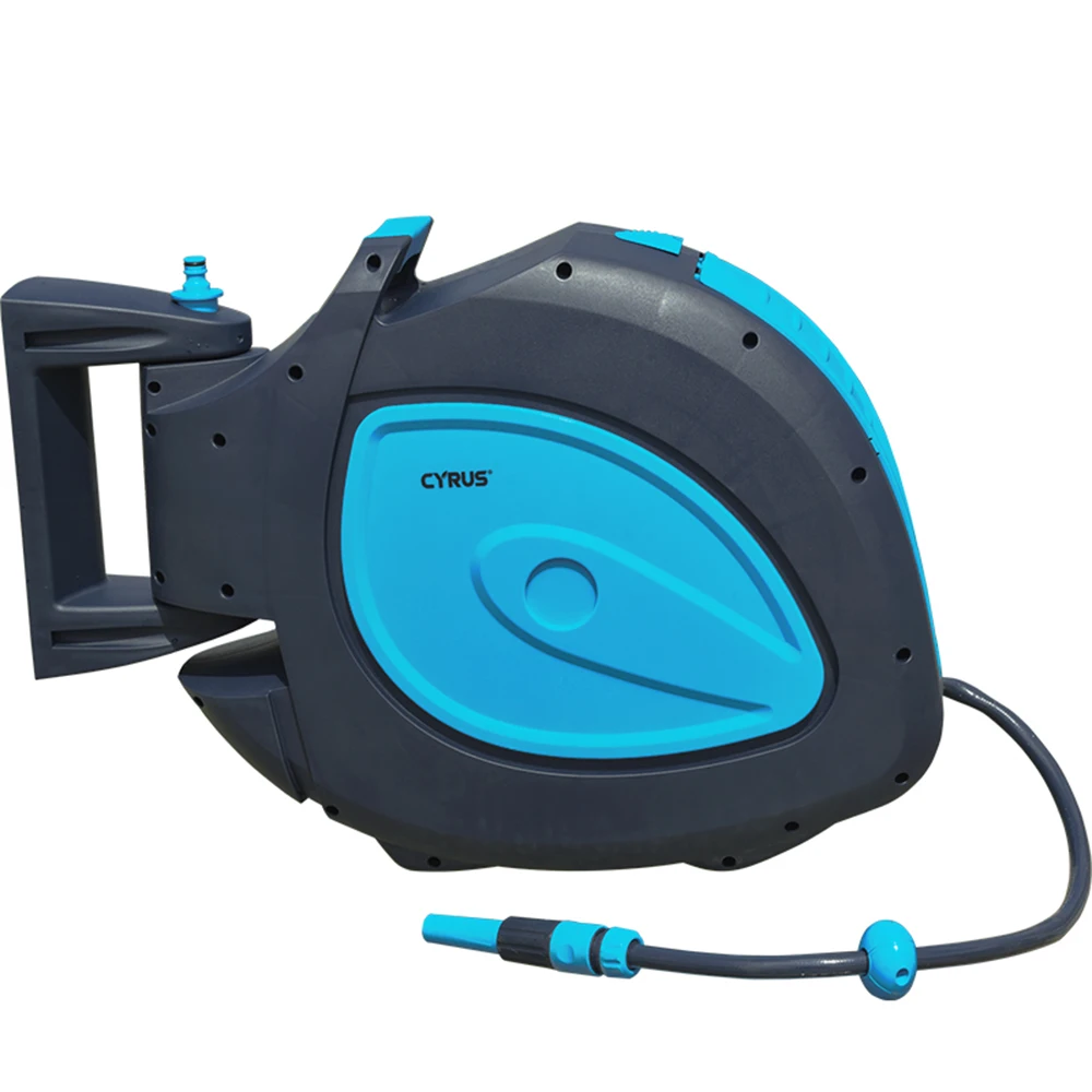 30M Wall Mount Garden Hose Reels Cart Retractable Garden Hoses Reels