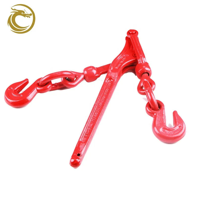 Hardware Equipment Steel Forged Ratchet Turnbuckle Chain Load Binders Tension Lever