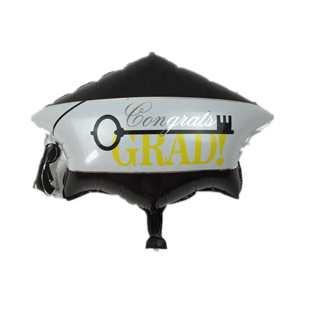 2024 Mylar Graduation Ballon Gift Stage Party Supplies Decoration Favor Decor Foil Helium Happy Graduation Balloons for Students