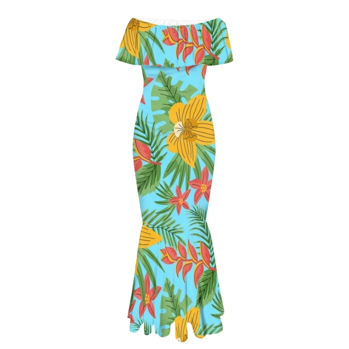 New in market print on demand plus size dresses 4xl 5xl 6xl 7xl for ladies