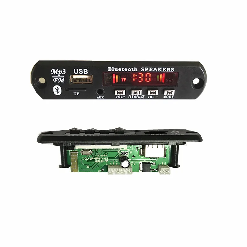 JK6836BT Factory design color display TF AUX FM bluetooth MP3 player decoder module