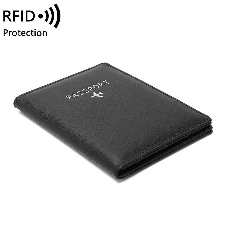RFID Blocking PU Leather Travel Passport Wallet, Leather Passport Holder Wallet,Passport Travel Wallet Card Case