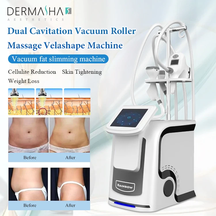 RF Vacuum 80K Cavitation Burning Body Slimming Machine for Beauty Equipment Body Roll Shape Machine Burn Fat Belly