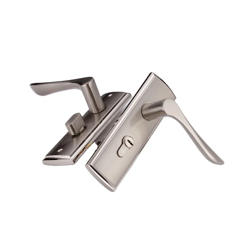 Прямая продажа с завода, низкая цена, немецкий стиль, внутренние дверные ручки, набор замков из цинкового сплава, защитный дверной замок