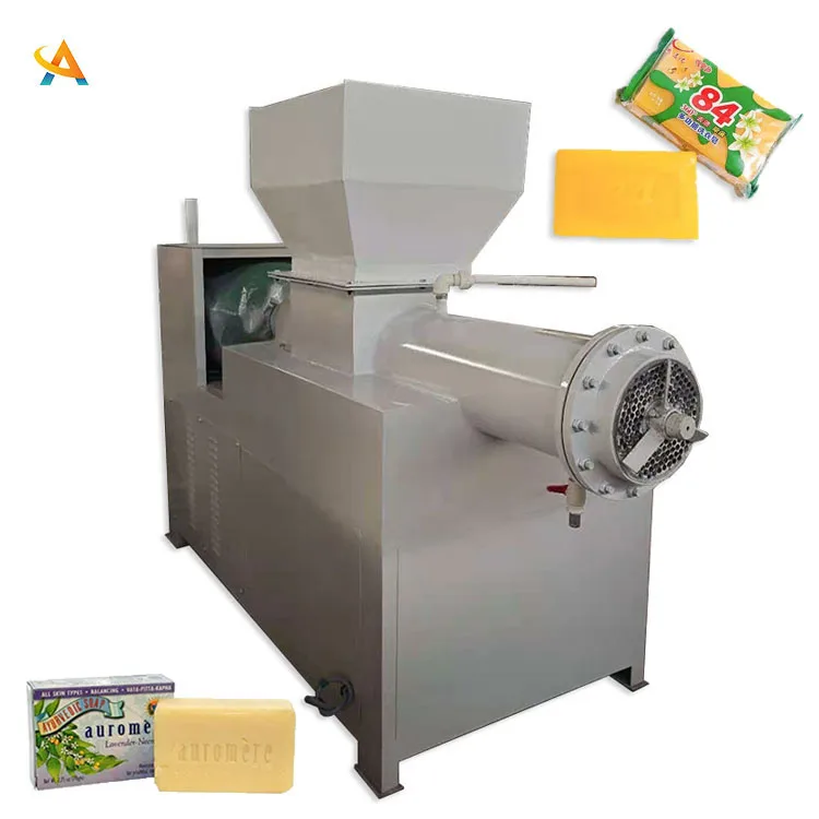 Cheap Commercial Small Semi Automatic Simple Home Travel Laundry Toilet Soap Bar Line Production Making Machine