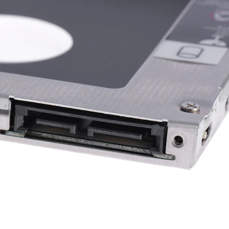 High quality Aluminum 9.5mm/12.7mm laptop caddy hdd caddy with a cooling fan for laptop