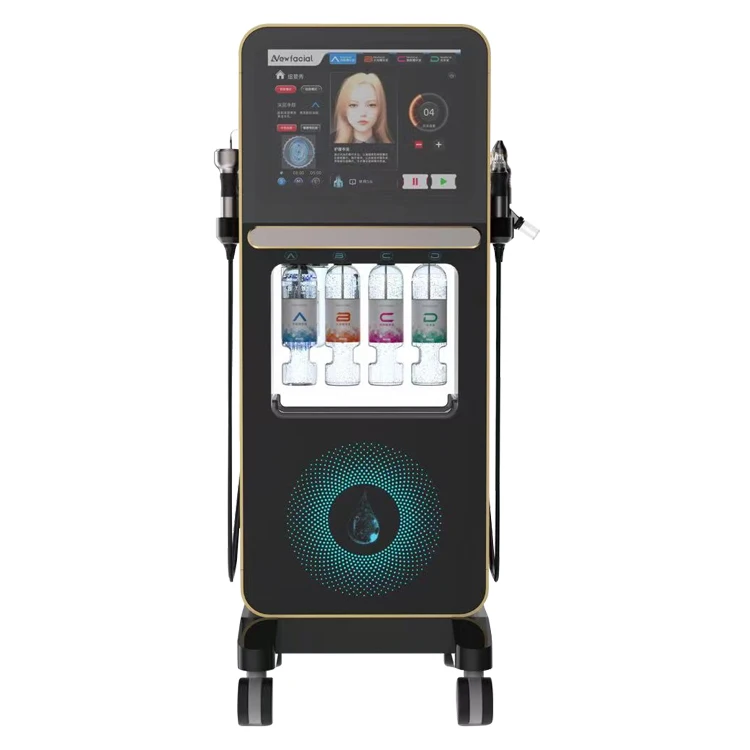 4 In 1 High End Water Drop Bubble Skin Accessories Oxygen Exfoliators Wrinkle Remover Pigment Removal Microdermabrasion Hot Sale