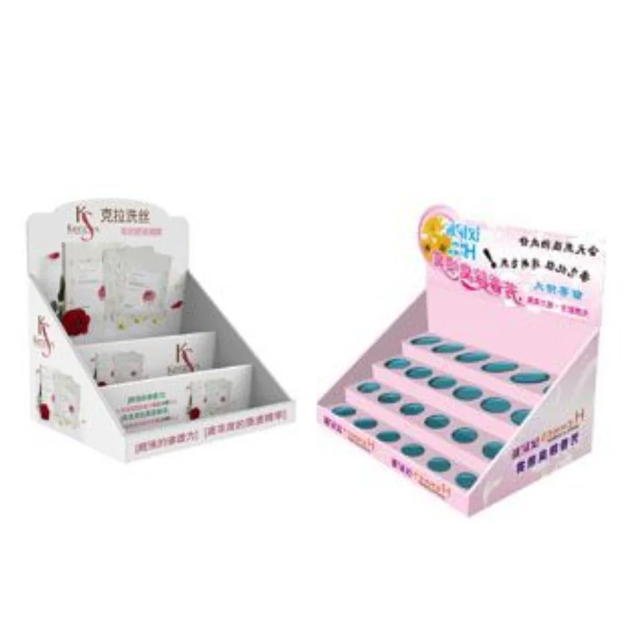 
New Design Eco-friendly Advertising Pop Cardboard Display For Cosmetic/ Electronic Products Paper Corrugated Display 
