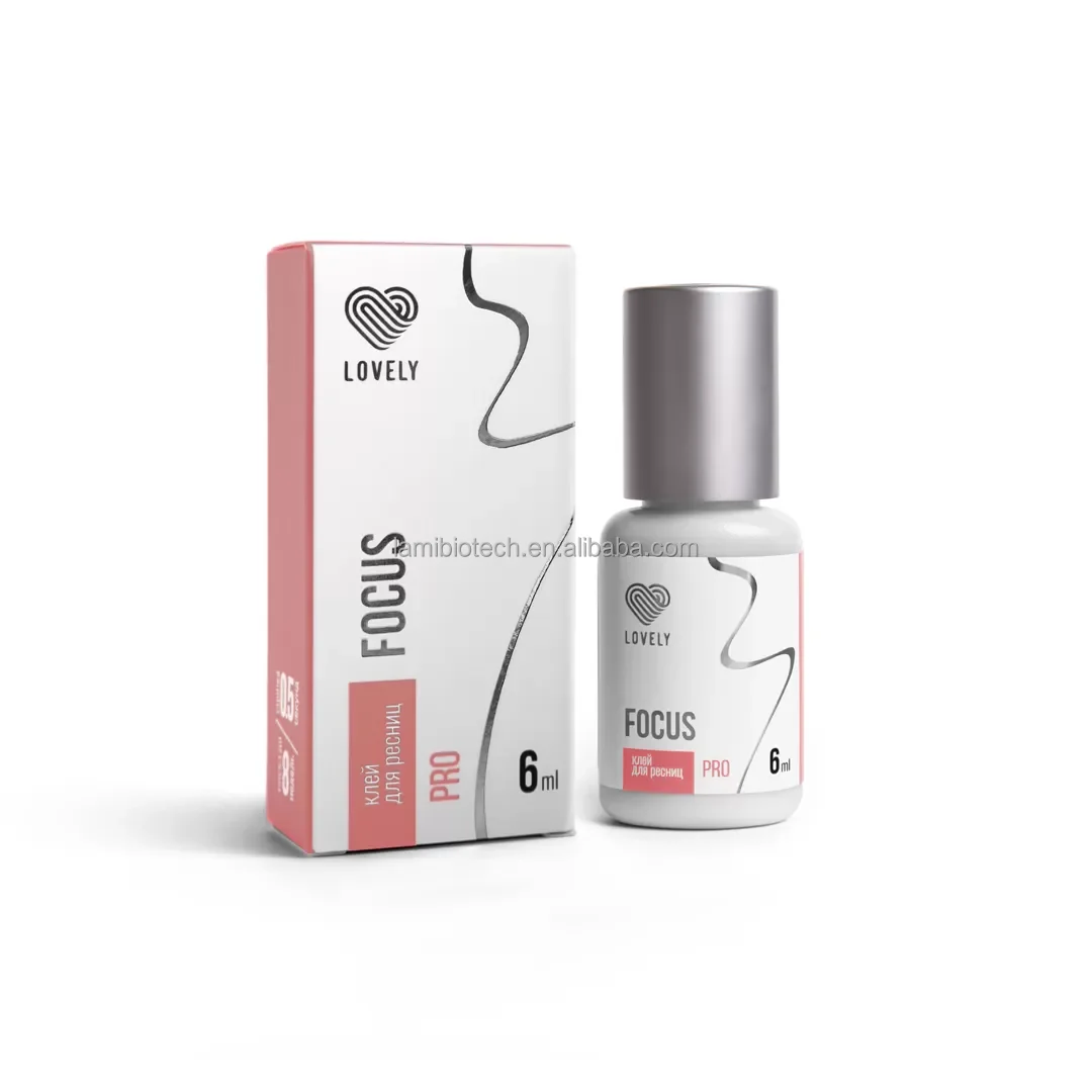 Lovely Skin Gentle Glue Mild and Safe Ingredient 0.5 Seconds Fast Drying Long Lasting Lash Glue